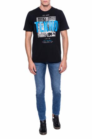 T-shirt z nadrukiem z napisem, zdjęcie 2 T-shirt z nadrukiem z napisem od Diesel